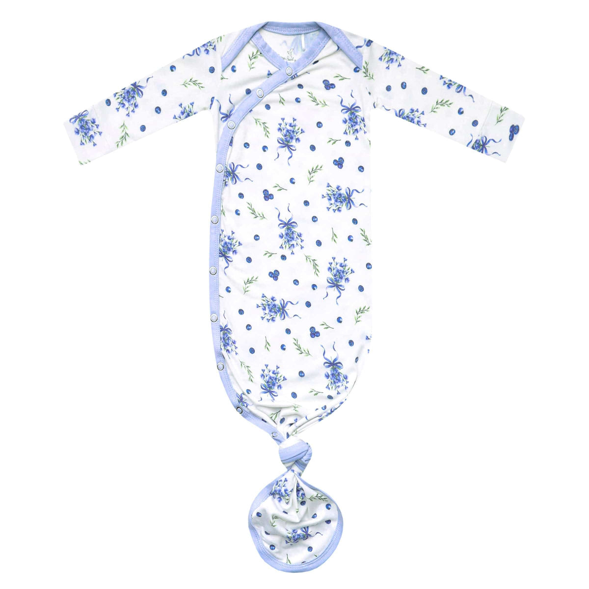 Newborn Knotted Gown - Catherine Copper Pearl Lil Tulips