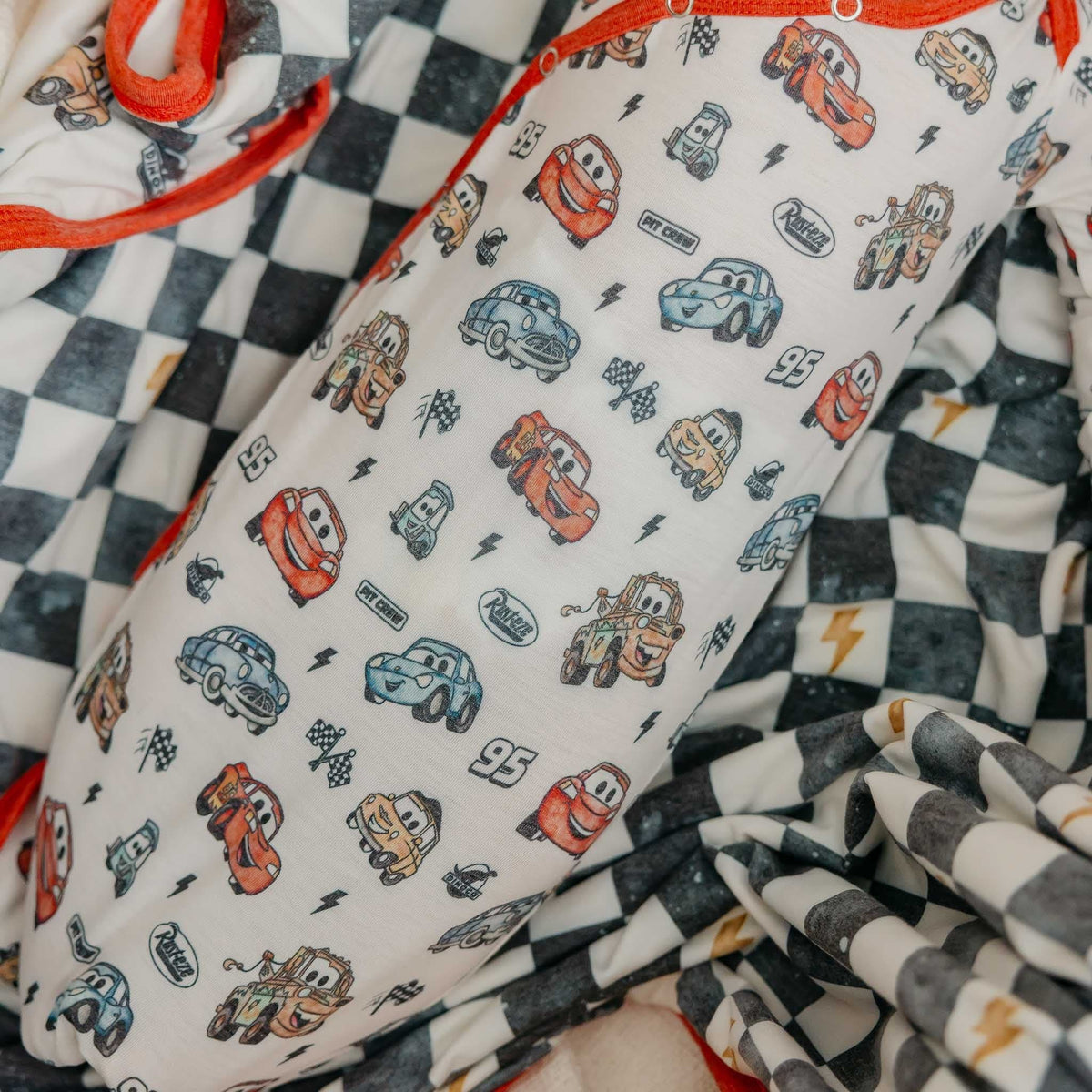 Newborn Knotted Gown - Disney Pixar Cars Copper Pearl Lil Tulips
