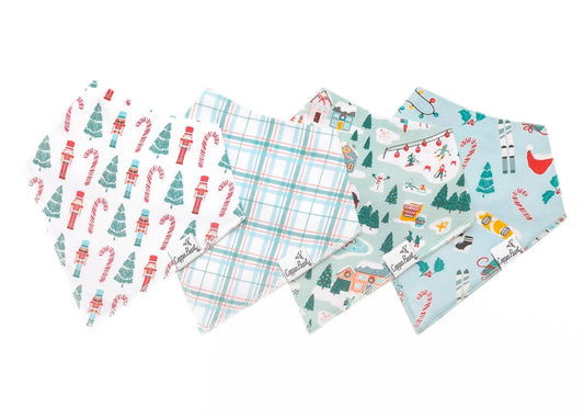 Nicholas Baby Bandana Bibs Copper Pearl Lil Tulips