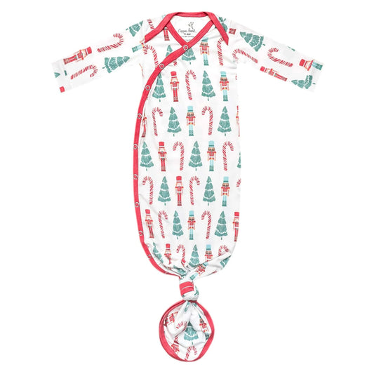 Nicholas Newborn Knotted Gown Copper Pearl Lil Tulips