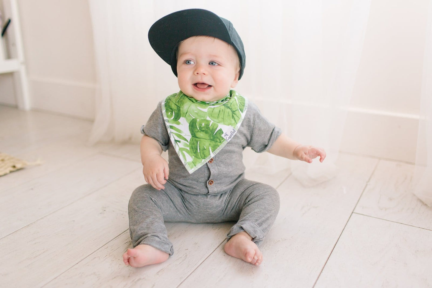 Noah Bandana Bibs Copper Pearl Lil Tulips