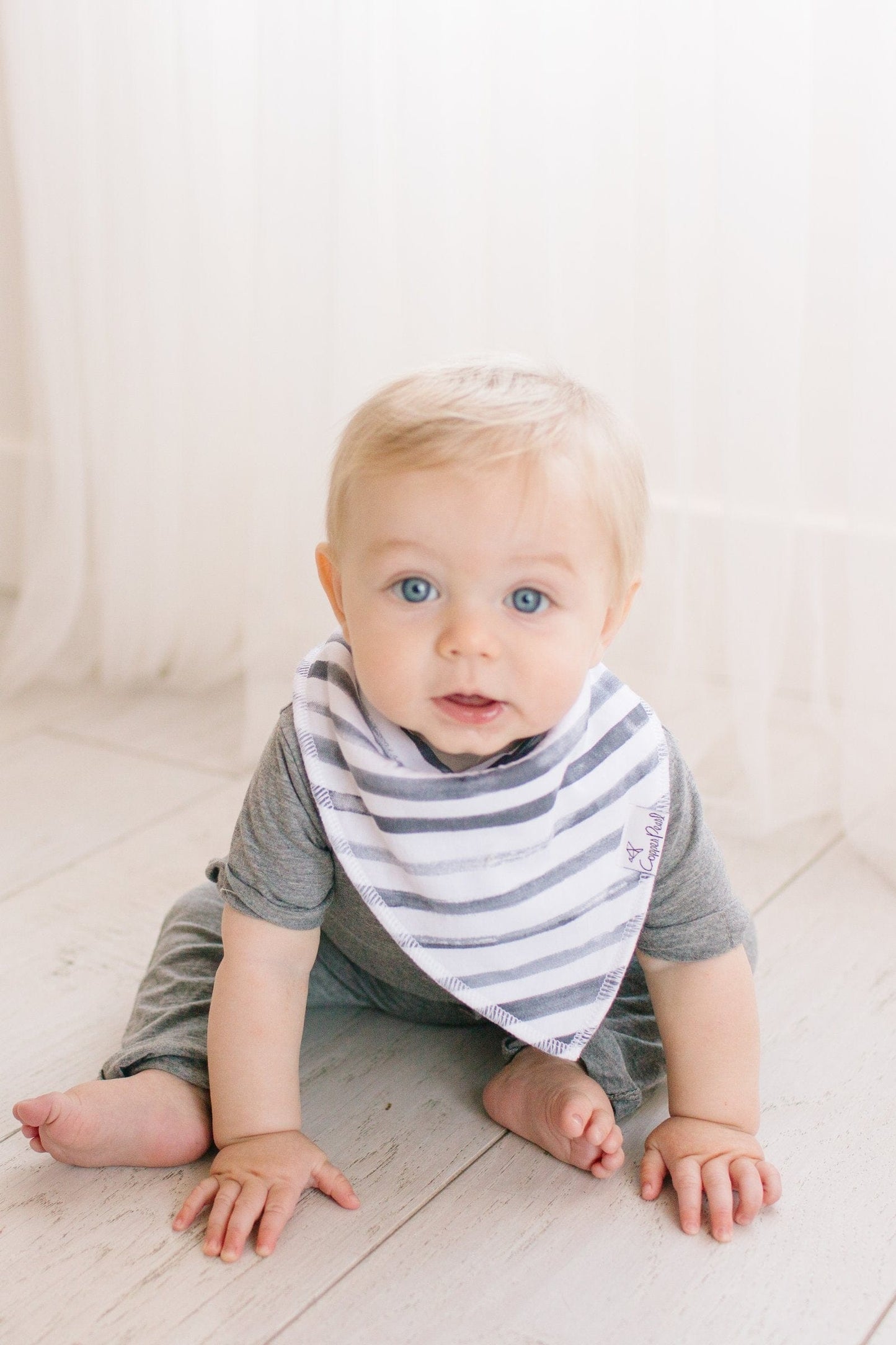 Noah Bandana Bibs Copper Pearl Lil Tulips