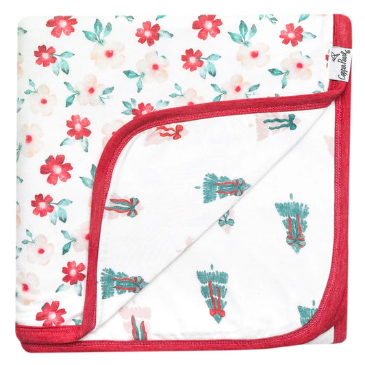 Noel 3-Layer Stretchy Quilt Copper Pearl Lil Tulips