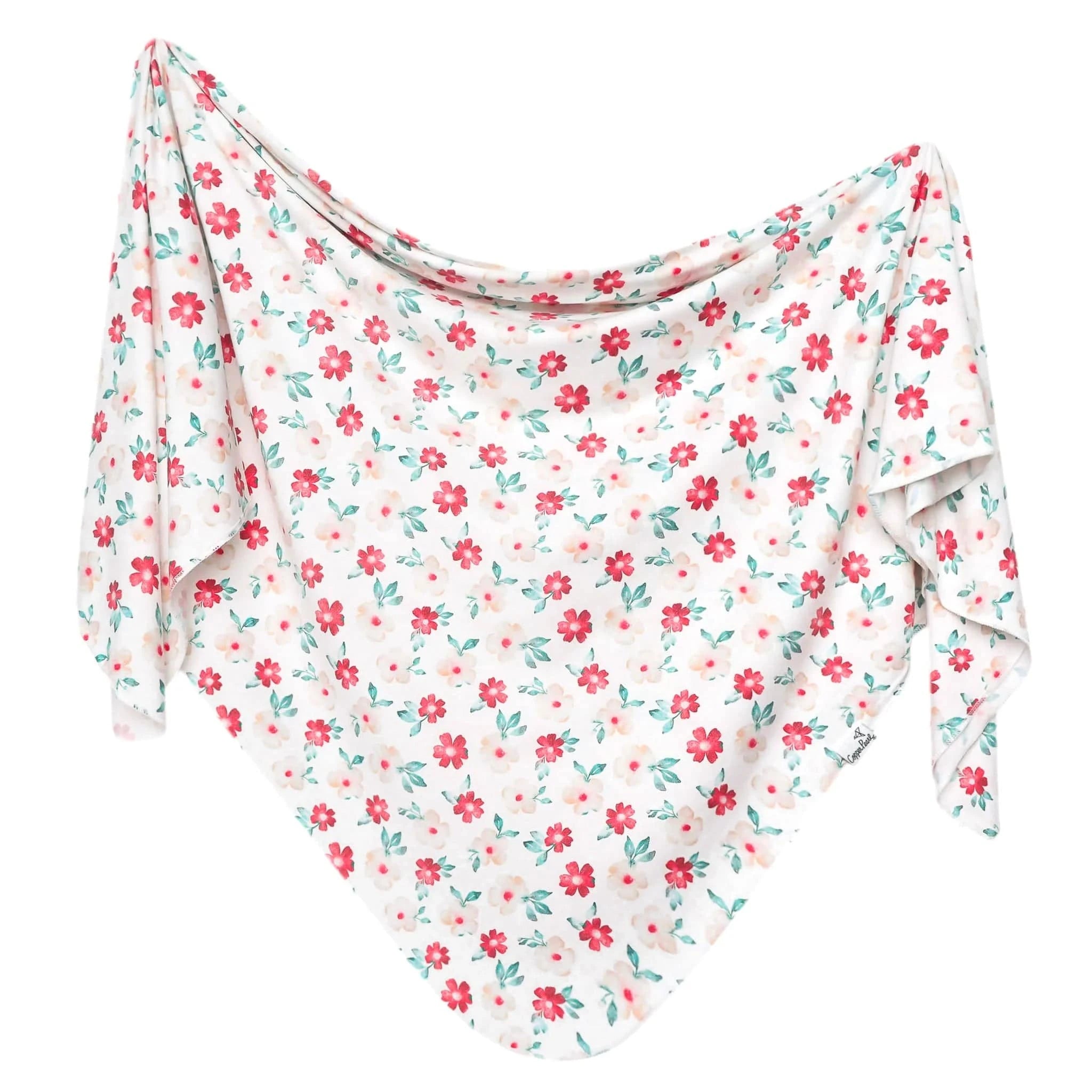 Noel Knit Swaddle Blanket Copper Pearl Lil Tulips