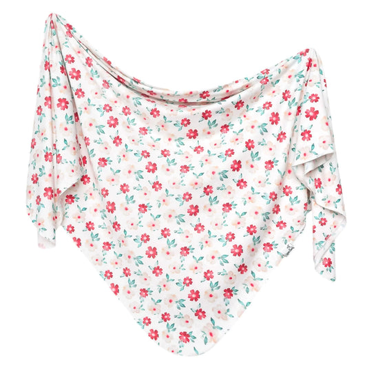 Noel Knit Swaddle Blanket Copper Pearl Lil Tulips