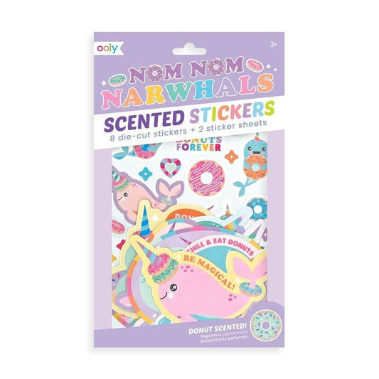 Nom Nom Narwhals Scented Stickers OOLY Lil Tulips
