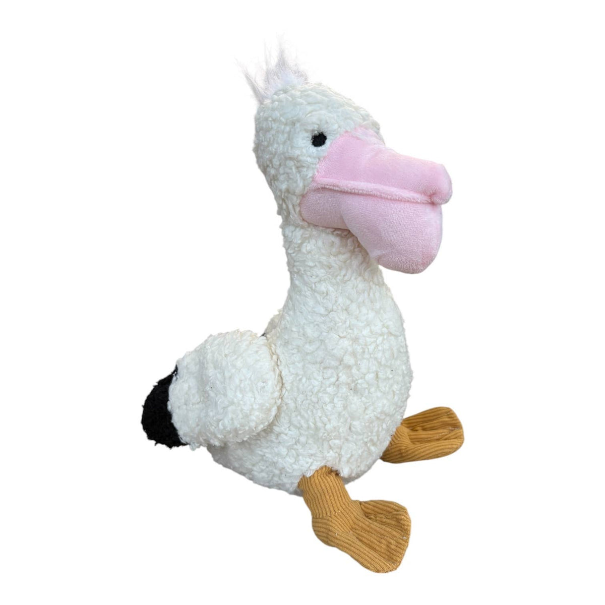 Nora Pelican Plush Toy and the little dog laughed Lil Tulips