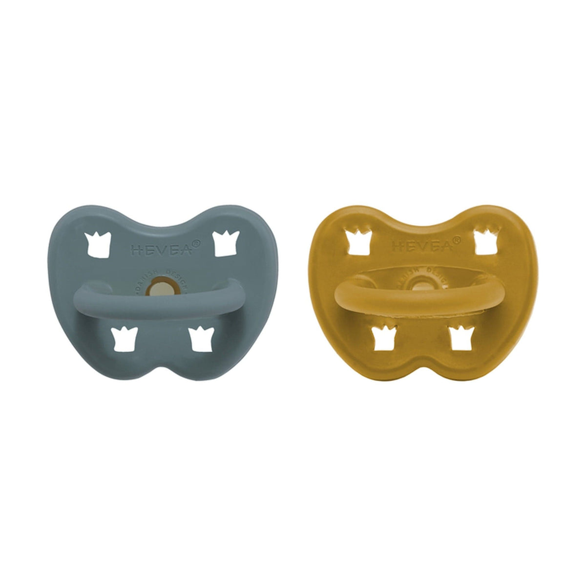 Nordic Glow Orthodontic Pacifiers – 3–36 Months (2-Pack) Hevea Lil Tulips