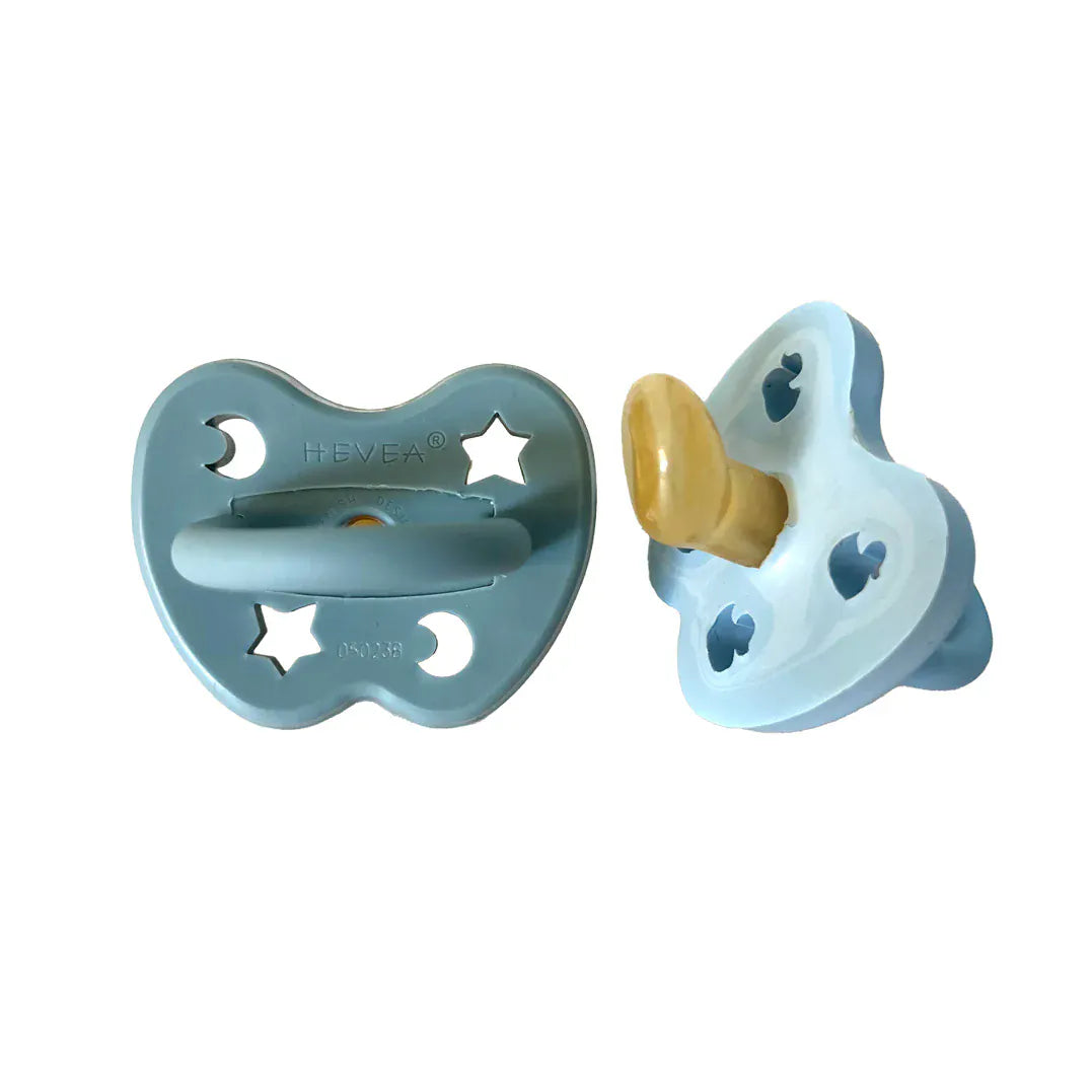 Nordic Haze Pacifier 3-36 Months Two-Pack - Orthodontic Hevea Lil Tulips