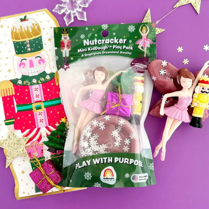 Nutcracker Mini Kiddough Play Pack - 2oz Earth Grown KidDoughs Lil Tulips