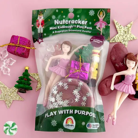 Nutcracker Mini Kiddough Play Pack - 2oz Earth Grown KidDoughs Lil Tulips