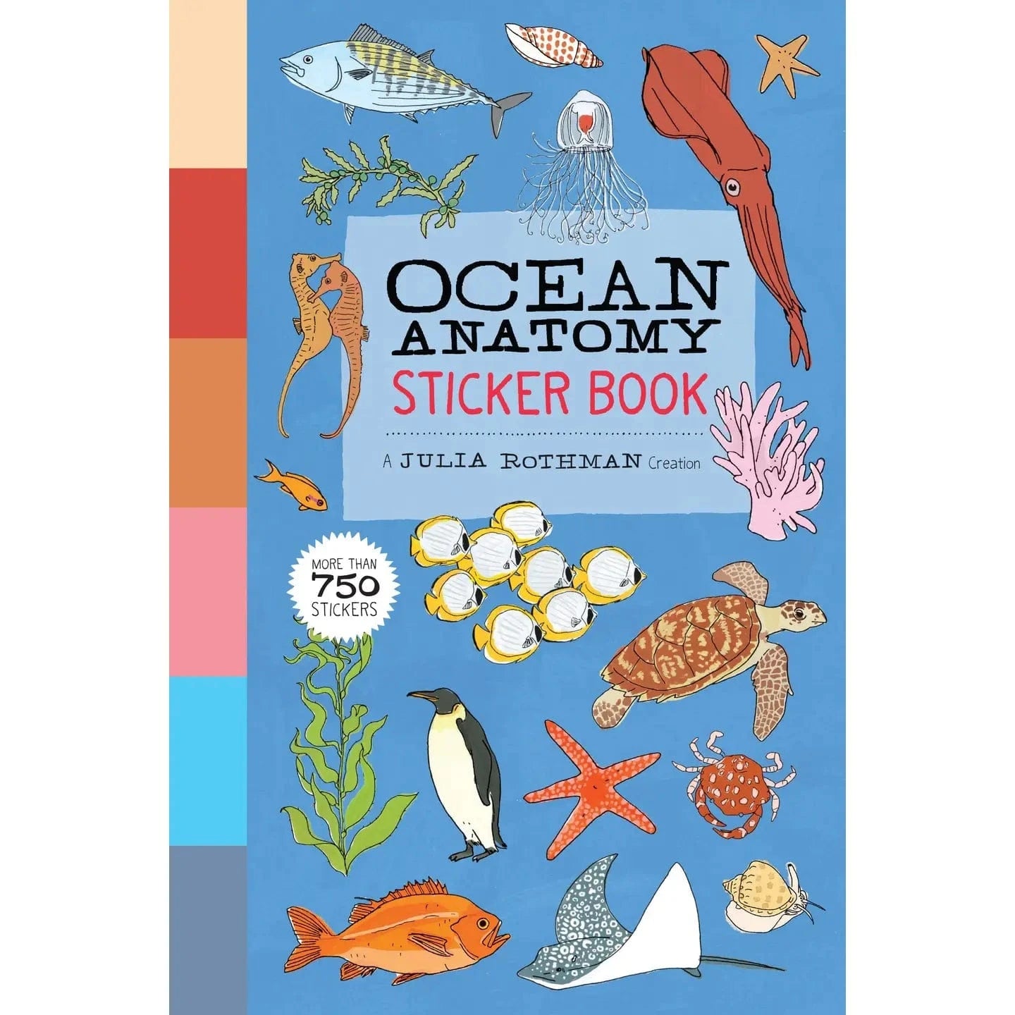 Ocean Anatomy Sticker Book Hachette Lil Tulips
