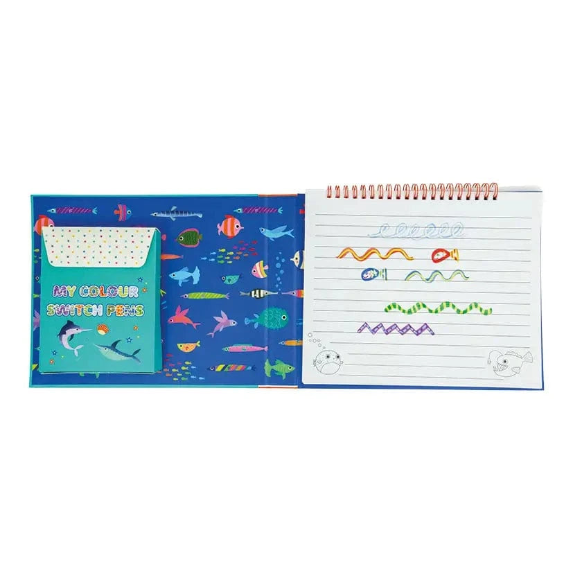 Ocean Color Switch Magic Floss and Rock Lil Tulips