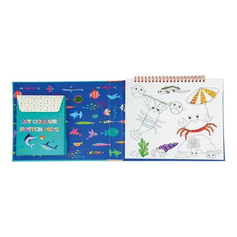 Ocean Color Switch Magic Floss and Rock Lil Tulips