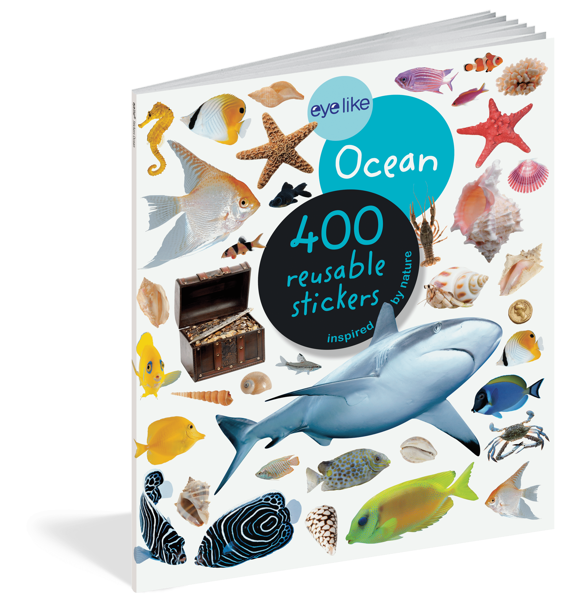 Ocean Eyelike Reusable Stickers Workman Publishing Lil Tulips