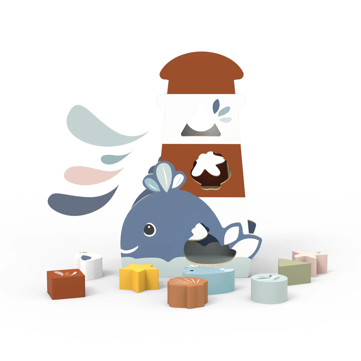 Ocean Shape Sorter Speedy Monkey Lil Tulips