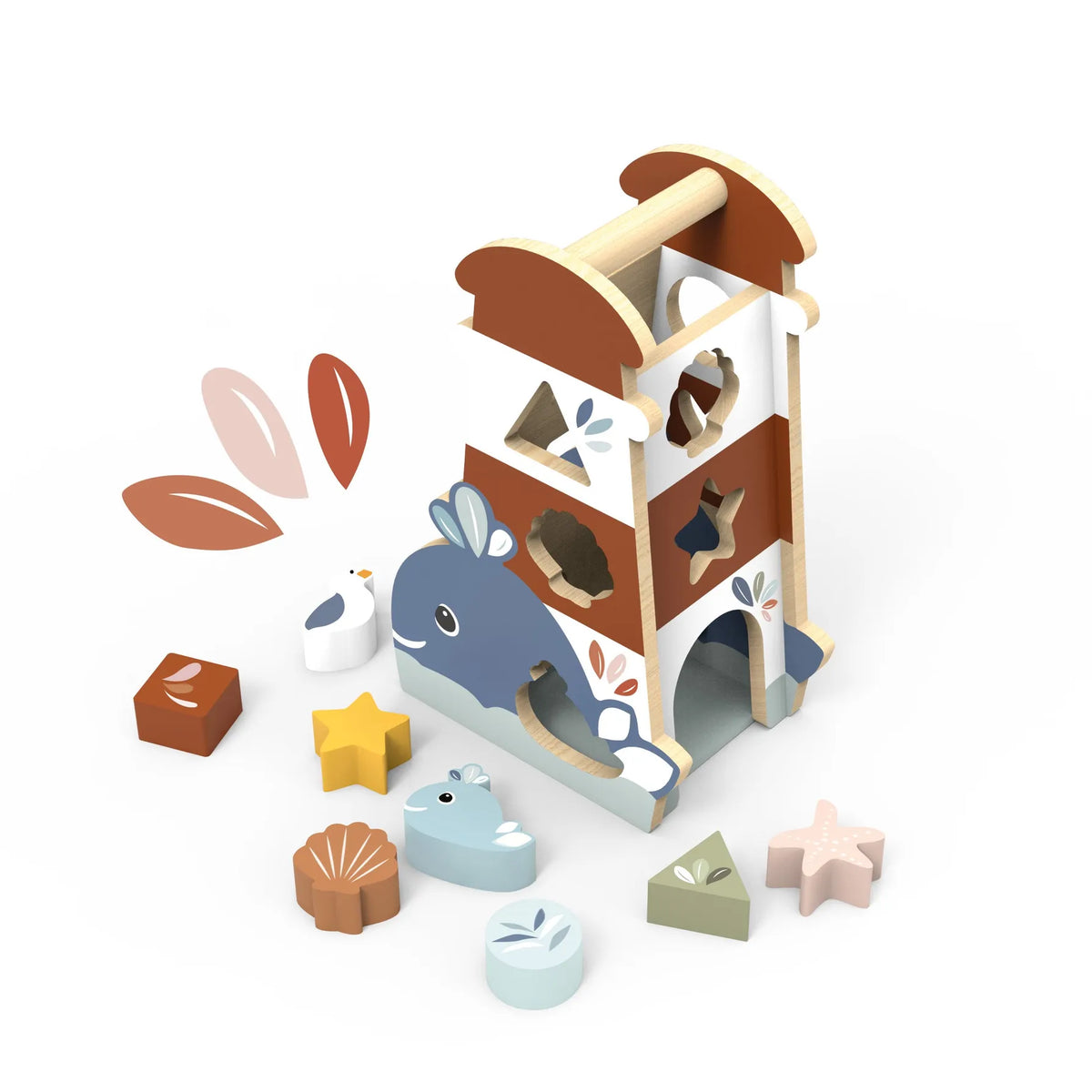 Ocean Shape Sorter Speedy Monkey Lil Tulips