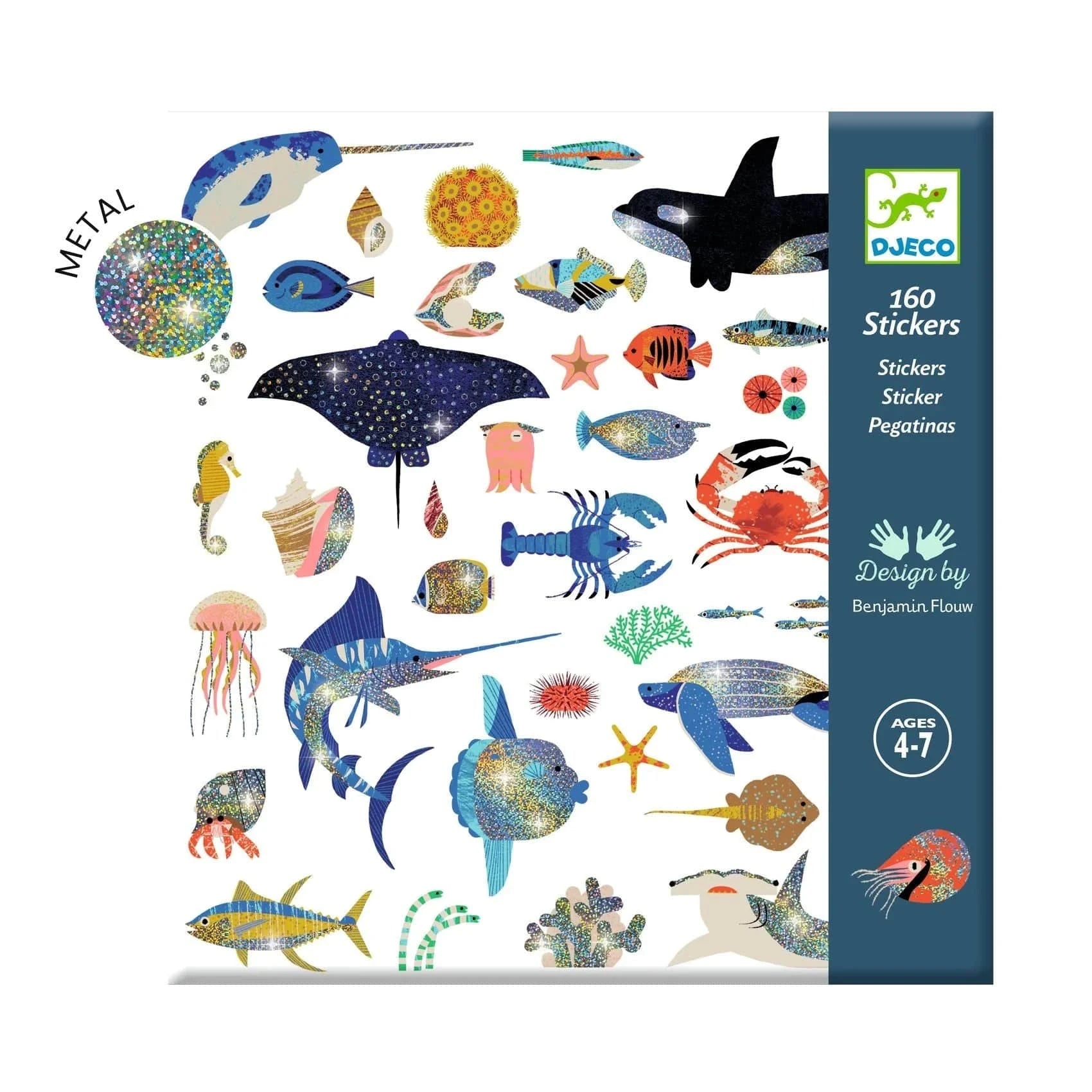 Ocean Sticker Sheets Djeco Lil Tulips