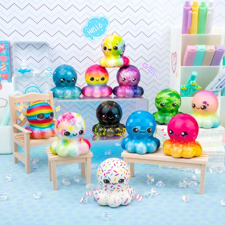 Octo-Squish Mini Squishy - Colors Vary Kawaii Slime Company Lil Tulips