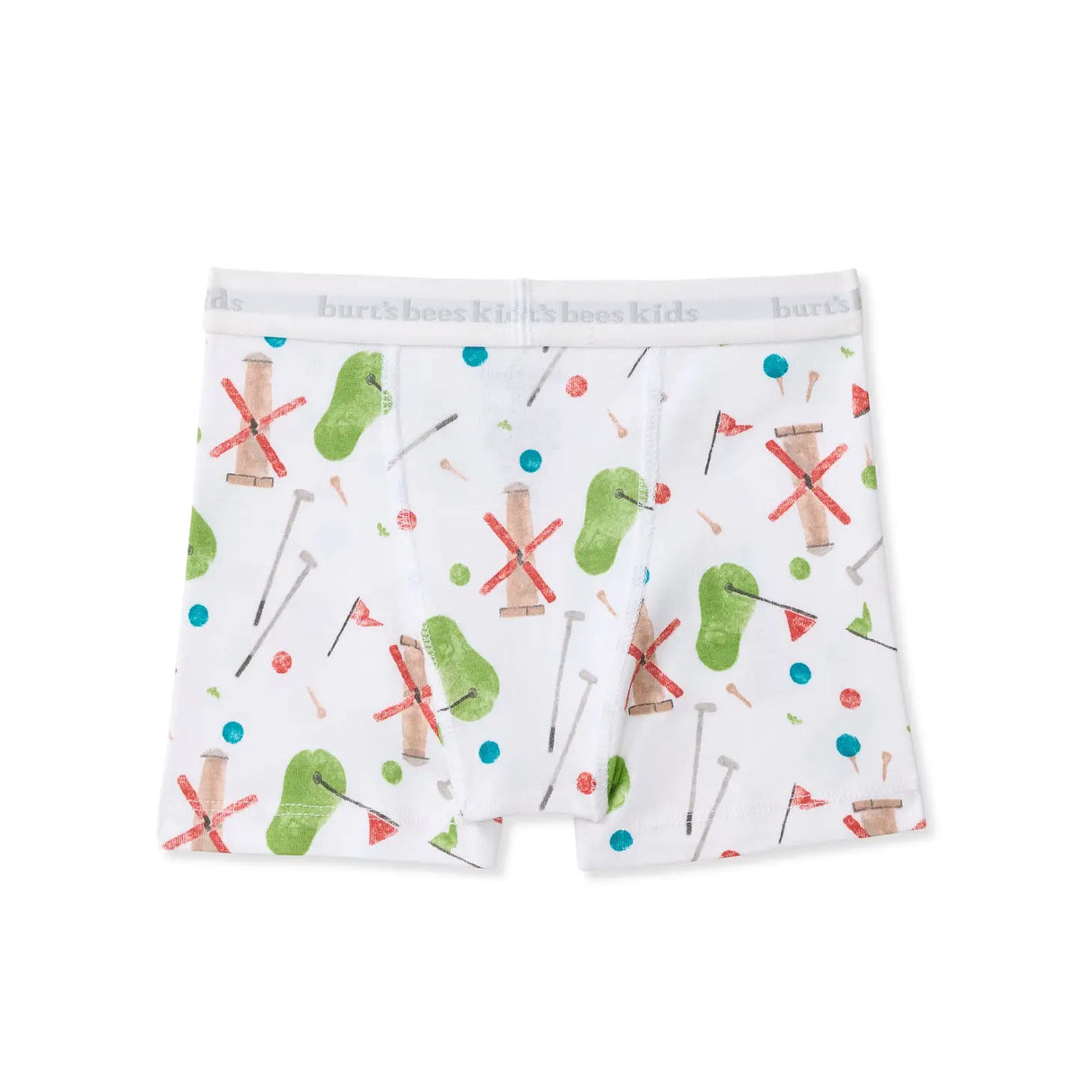 On the Go & Mini Golf Organic Cotton Toddler Boy Boxer Briefs Burt's Bees Baby Lil Tulips