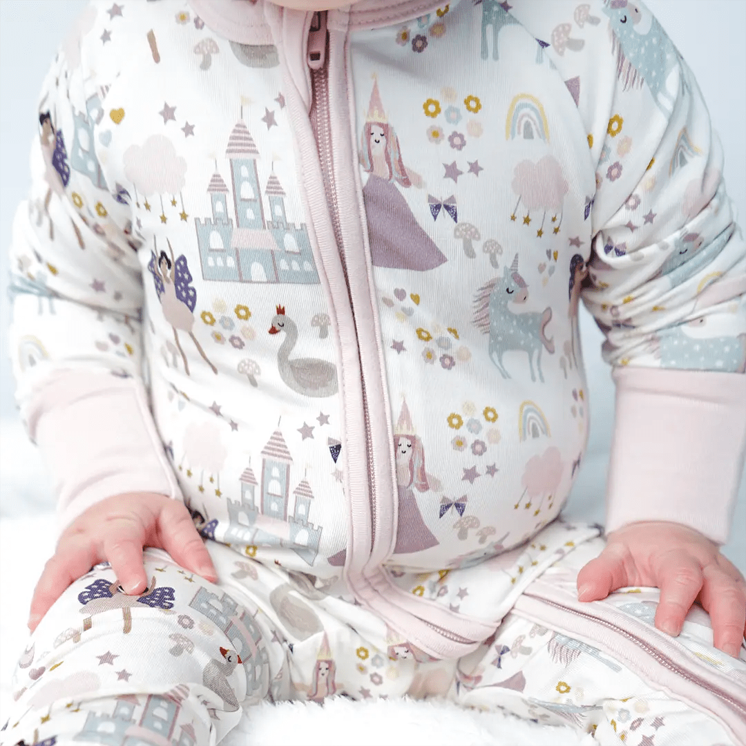 Once Upon a Time Bamboo Convertible Baby Pajama Romper Emerson and Friends Baby & Toddler Clothing Lil Tulips