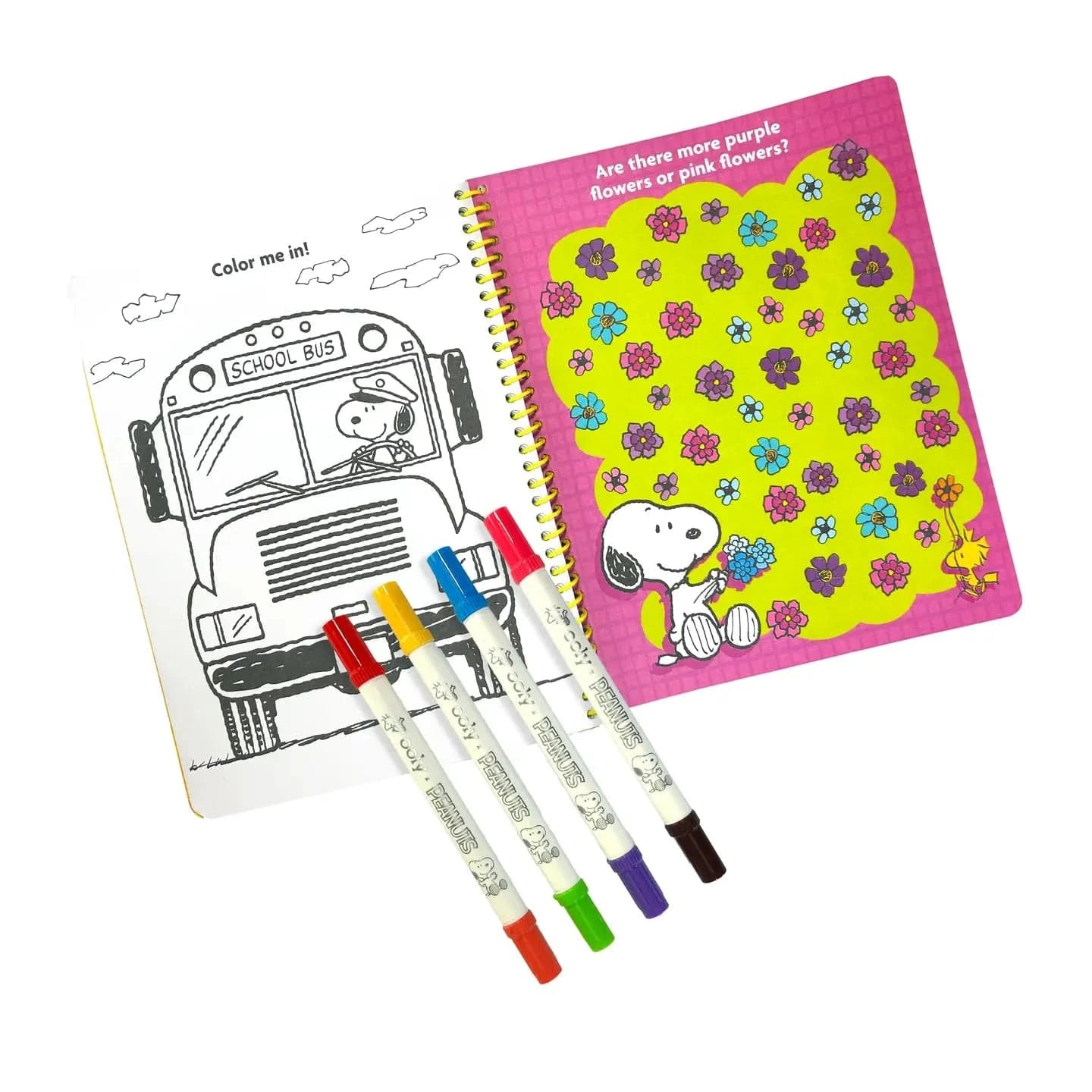 OOLY X Peanuts Activity Travel Kit & Double-Ended Markers OOLY Lil Tulips