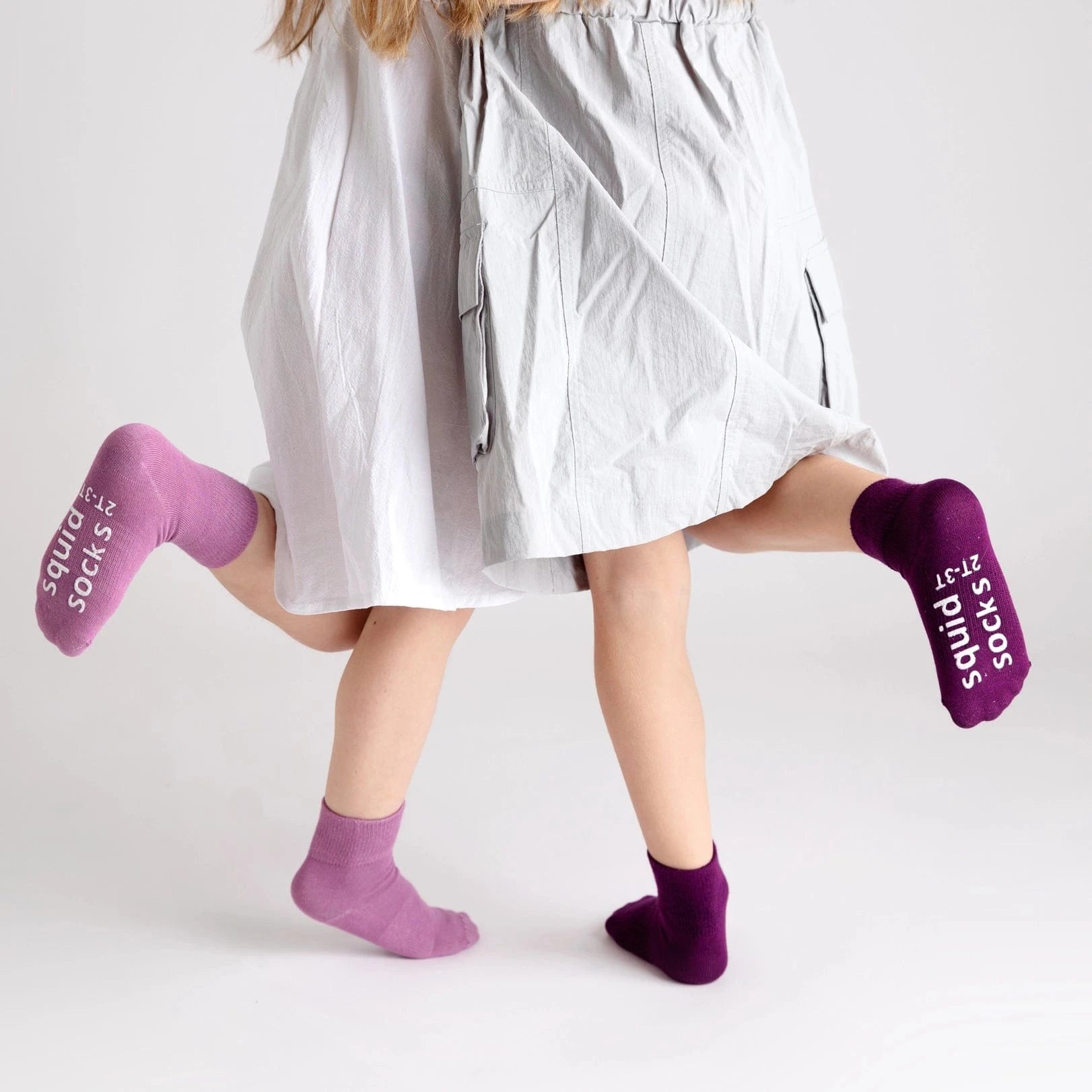 Orchid - Non-Slip Baby Socks Squid Socks Lil Tulips