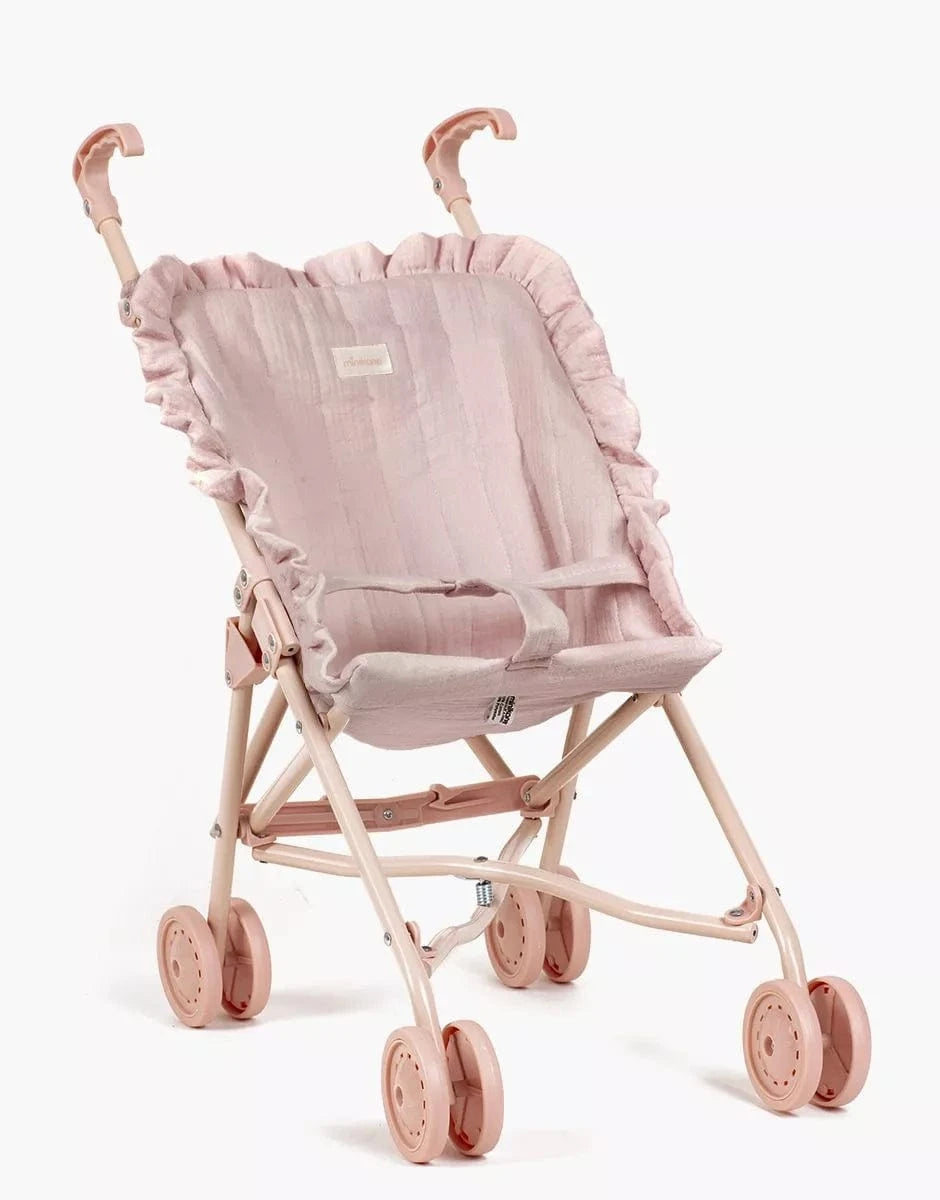 Orchid Pink Ruffled Doll Stroller Minikane Lil Tulips
