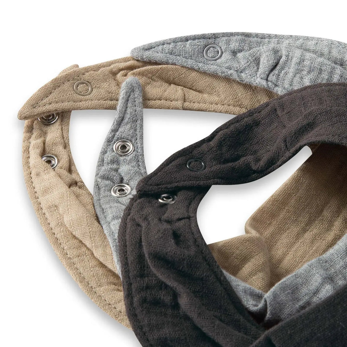Organic Cotton Baby Bandana Bibs - Ash Burt's Bees Baby Lil Tulips