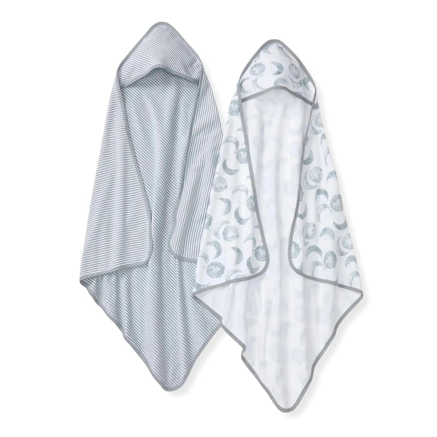Organic Cotton Hooded Towels - 2 Pack - Hello Moon Burt's Bees Baby Lil Tulips