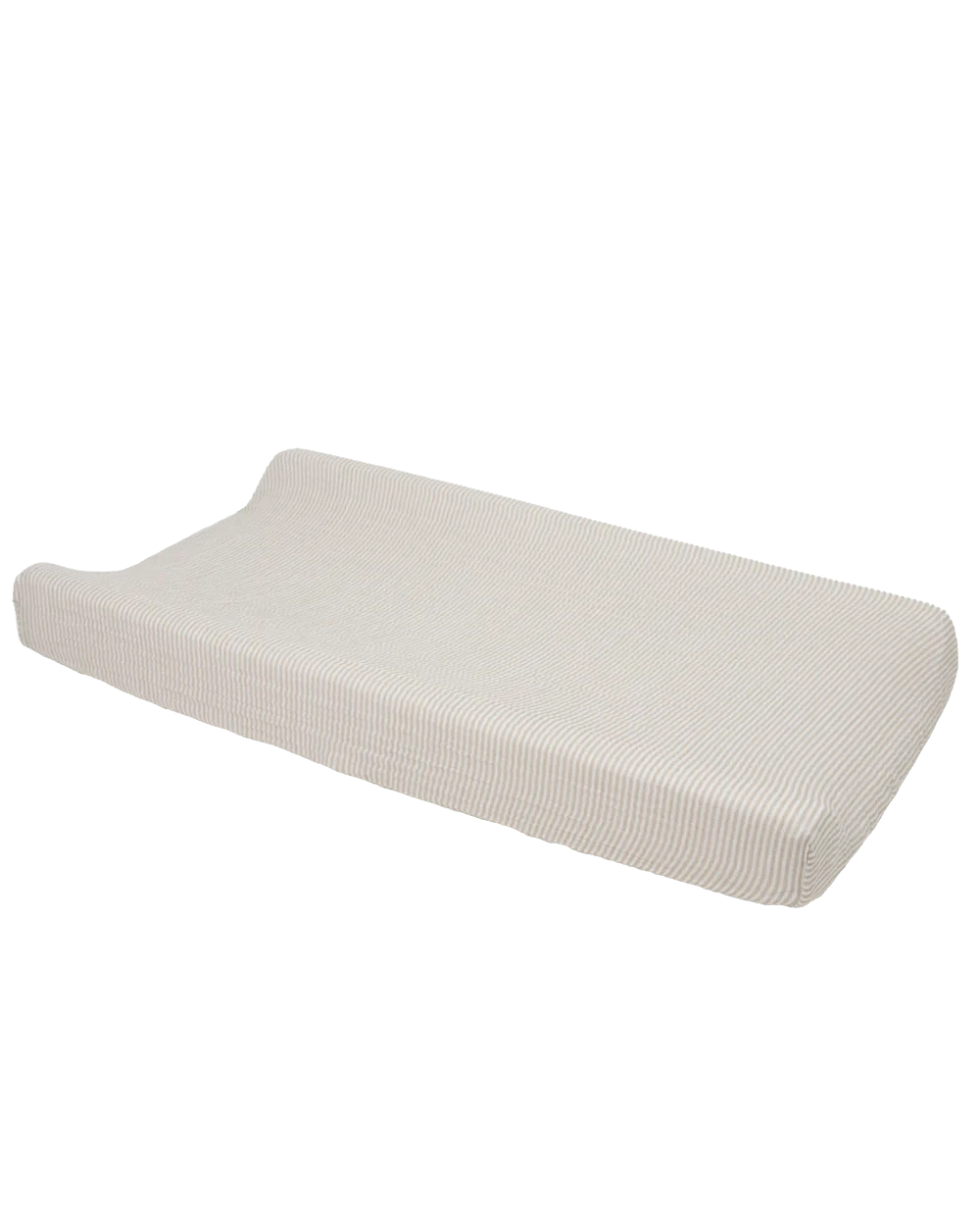Organic Cotton Muslin Changing Pad Cover - Sand Stripe Little Unicorn Lil Tulips