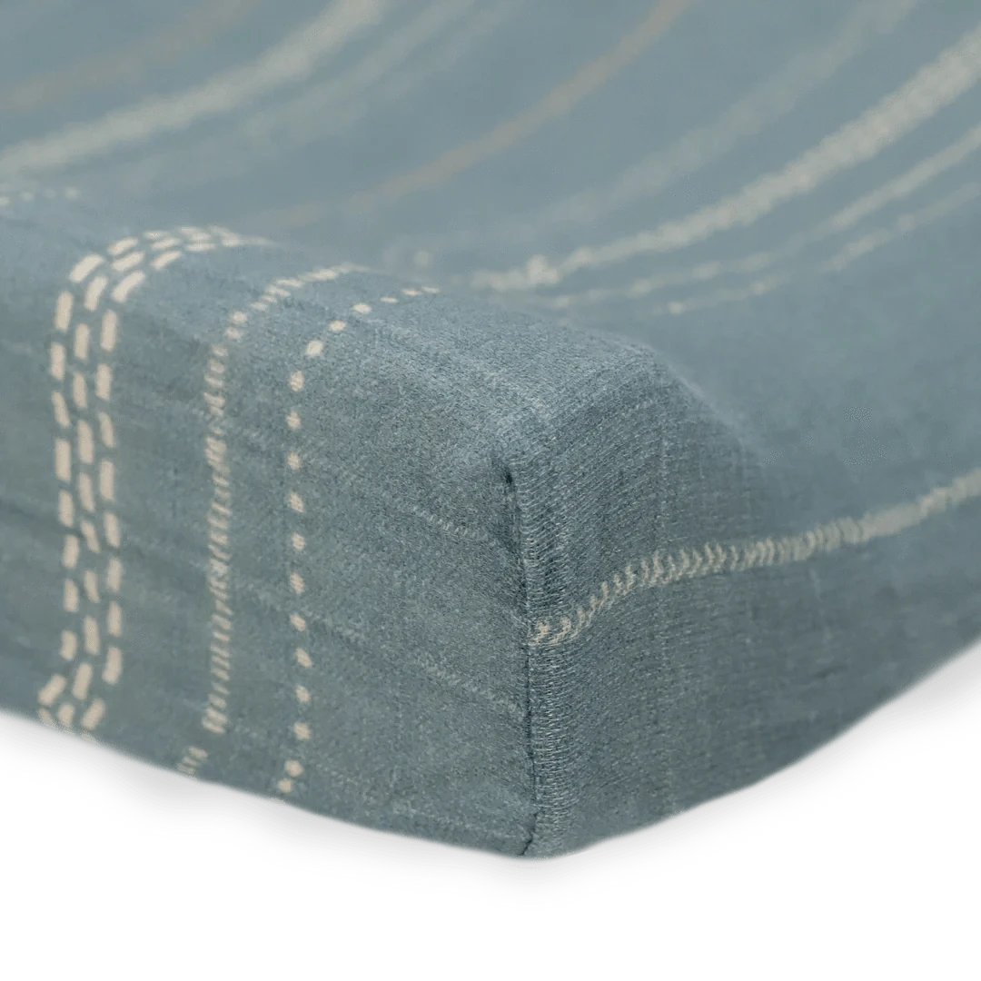 Organic Cotton Muslin Changing Pad Cover - Stillwater Stitch Little Unicorn Lil Tulips