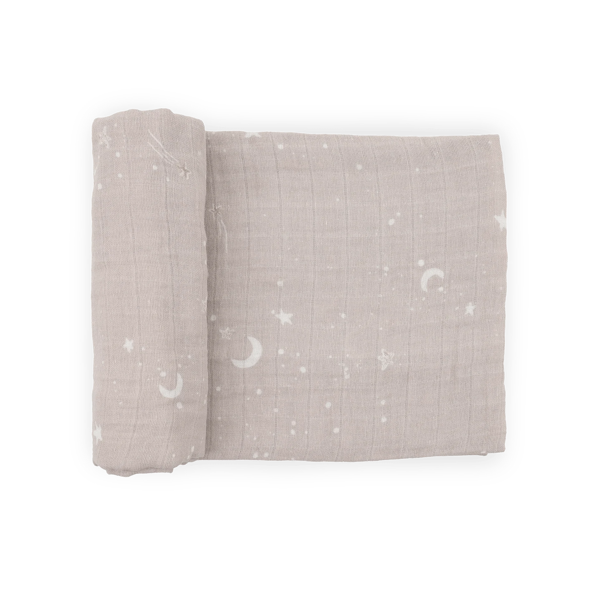 Organic Cotton Muslin Swaddle Blanket - Moon Dust Little Unicorn Lil Tulips