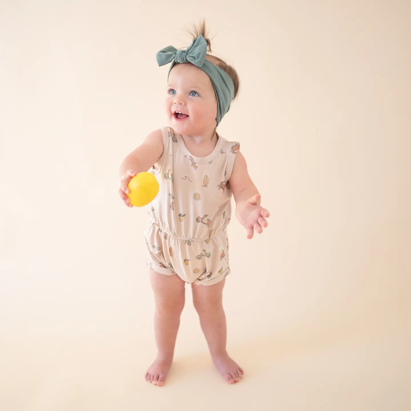 Organic Cotton Playsuit – Summer Vibes Bug + Bean Lil Tulips