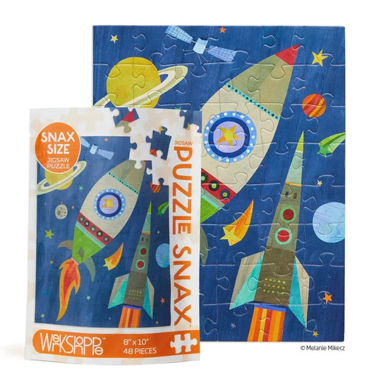Outer Space 48 Piece Kids Puzzle Snax WerkShoppe Lil Tulips