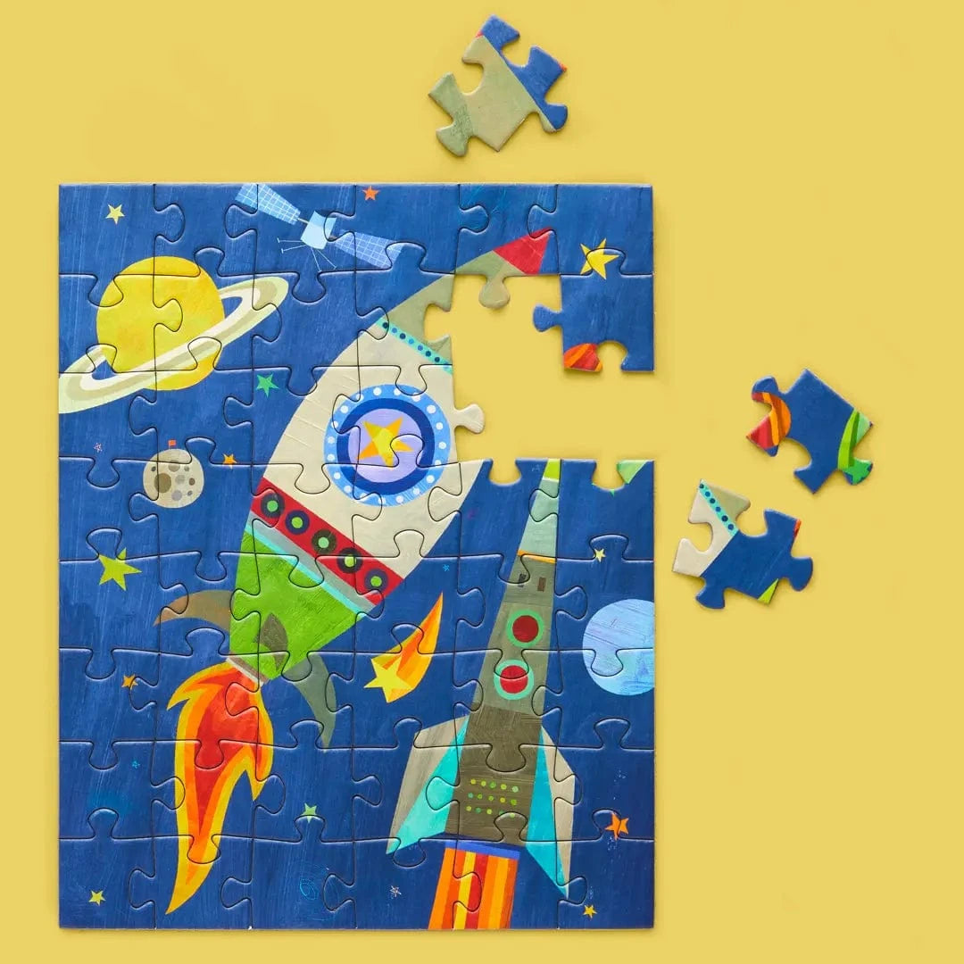 Outer Space 48 Piece Kids Puzzle Snax WerkShoppe Lil Tulips