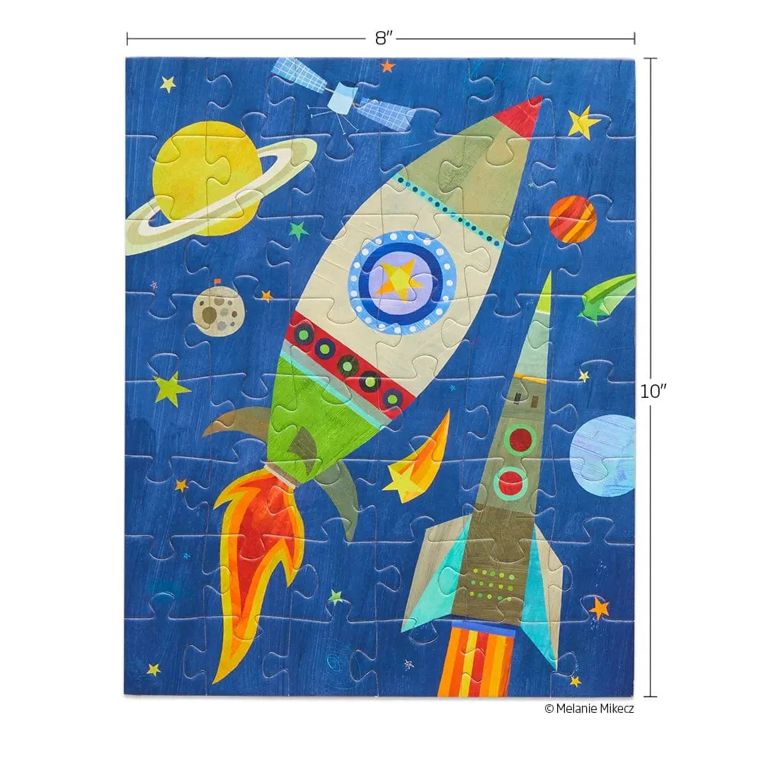 Outer Space 48 Piece Kids Puzzle Snax WerkShoppe Lil Tulips