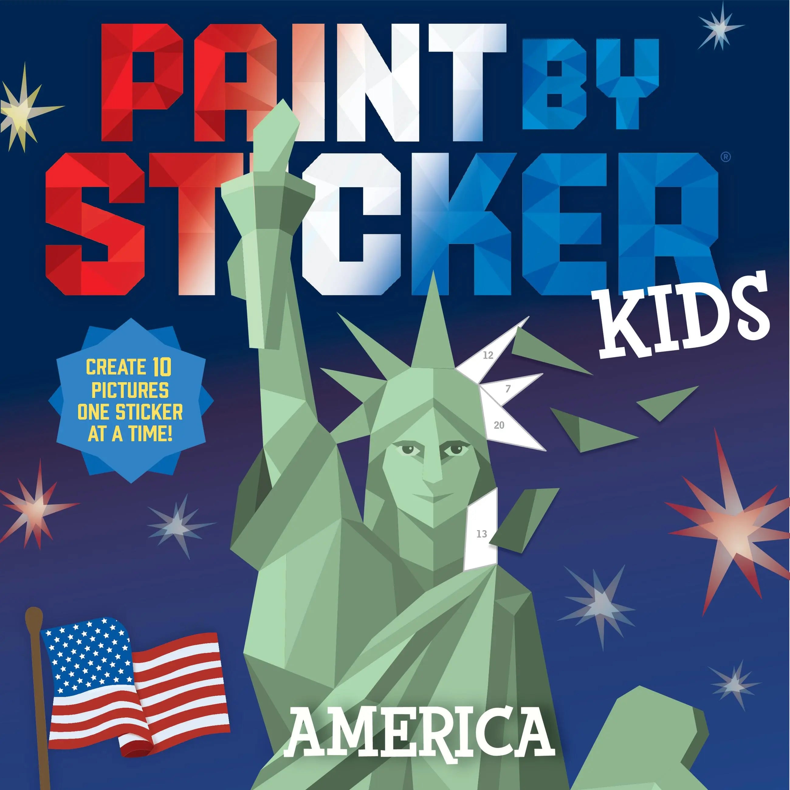 Paint By Sticker Kids: America Paint by Sticker Lil Tulips