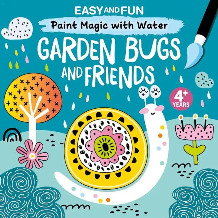 Painting Book - Paint Magic with Water: Garden Bugs Wellspring Lil Tulips