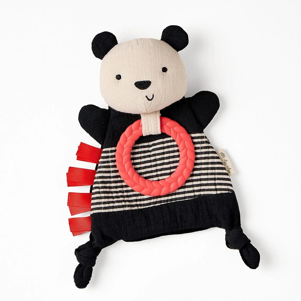Panda Bitzy Crinkle™ Sensory Toy with Teether Itzy Ritzy Lil Tulips