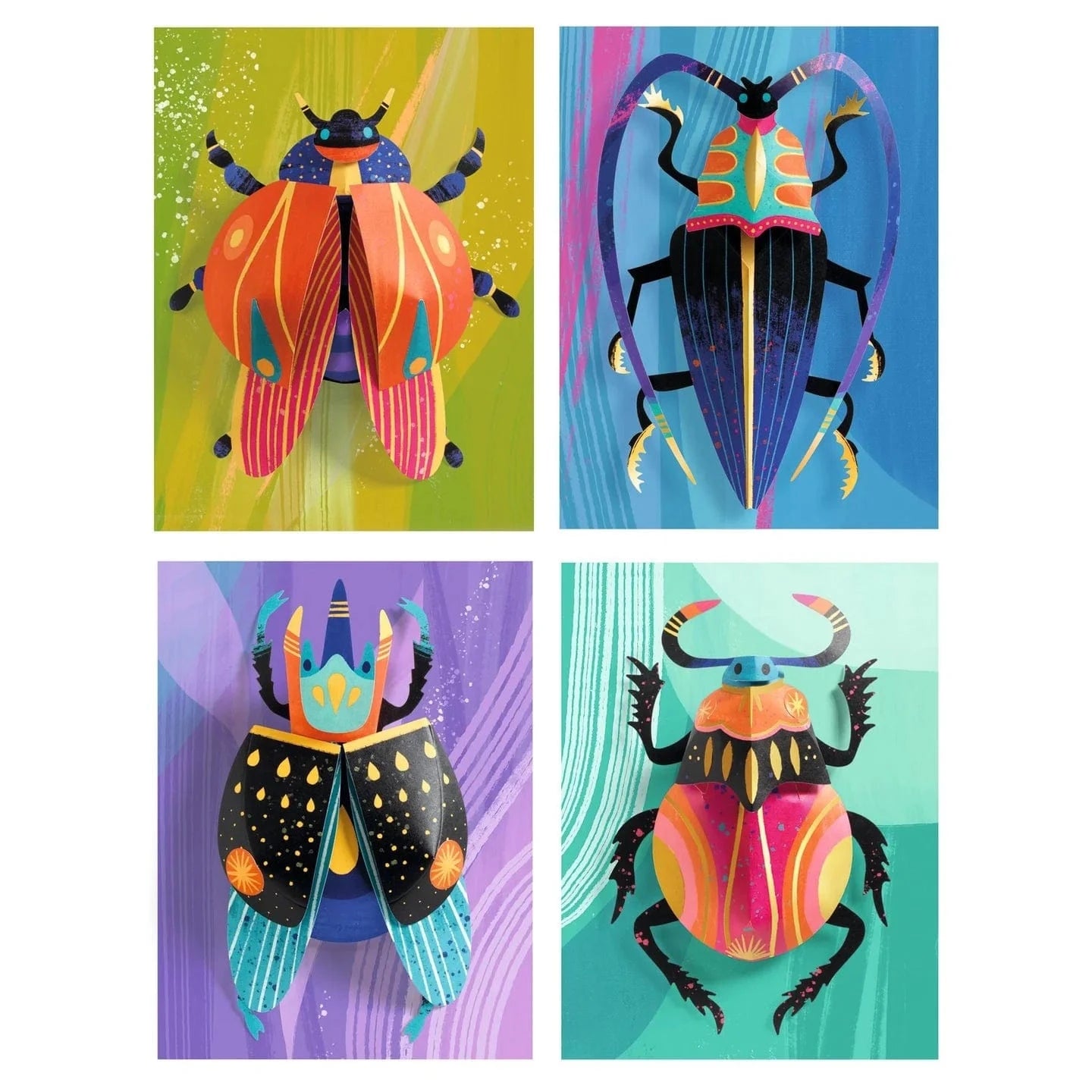 Paper Bugs Paper Creation Djeco Lil Tulips