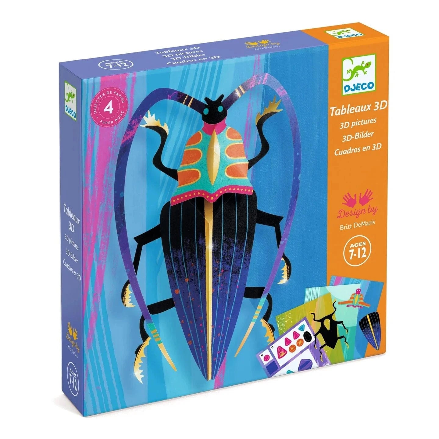 Paper Bugs Paper Creation Djeco Lil Tulips