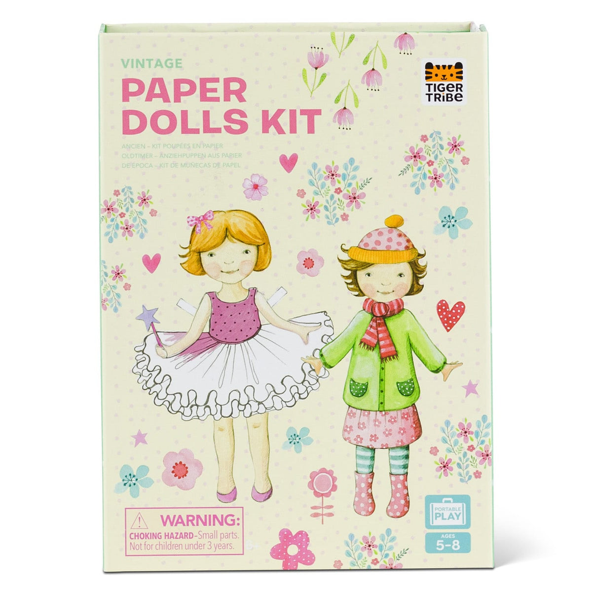Paper Dolls Kit - Vintage Tiger Tribe Lil Tulips