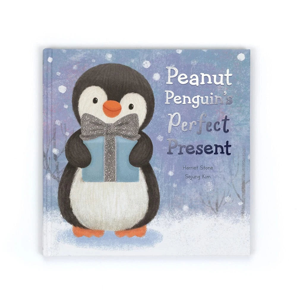 Peanut Penguin’s Perfect Present Book Jellycat Lil Tulips