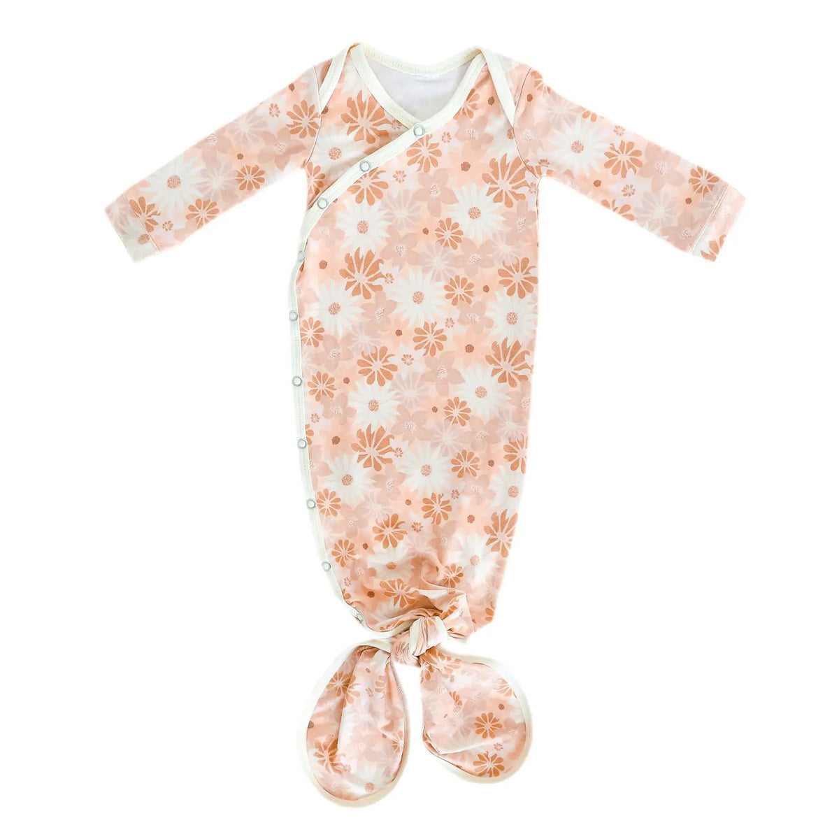 Penny Newborn Knotted Gown Copper Pearl Lil Tulips