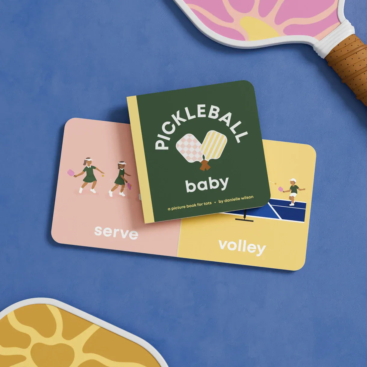 Pickleball Baby Board Book Left Hand Book House Lil Tulips
