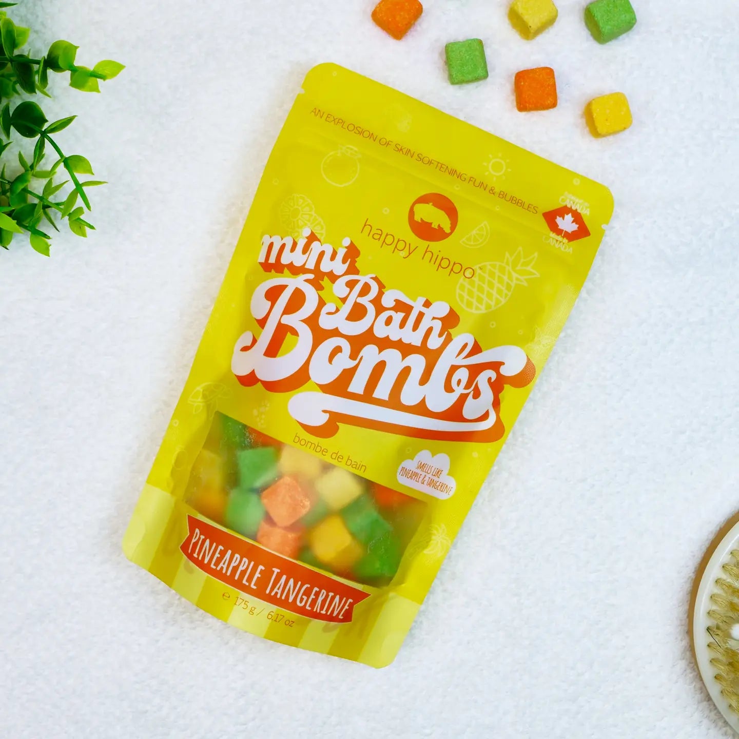 Pineapple Tangerine Mini Bubble Bombs Happy Hippo Bath Lil Tulips