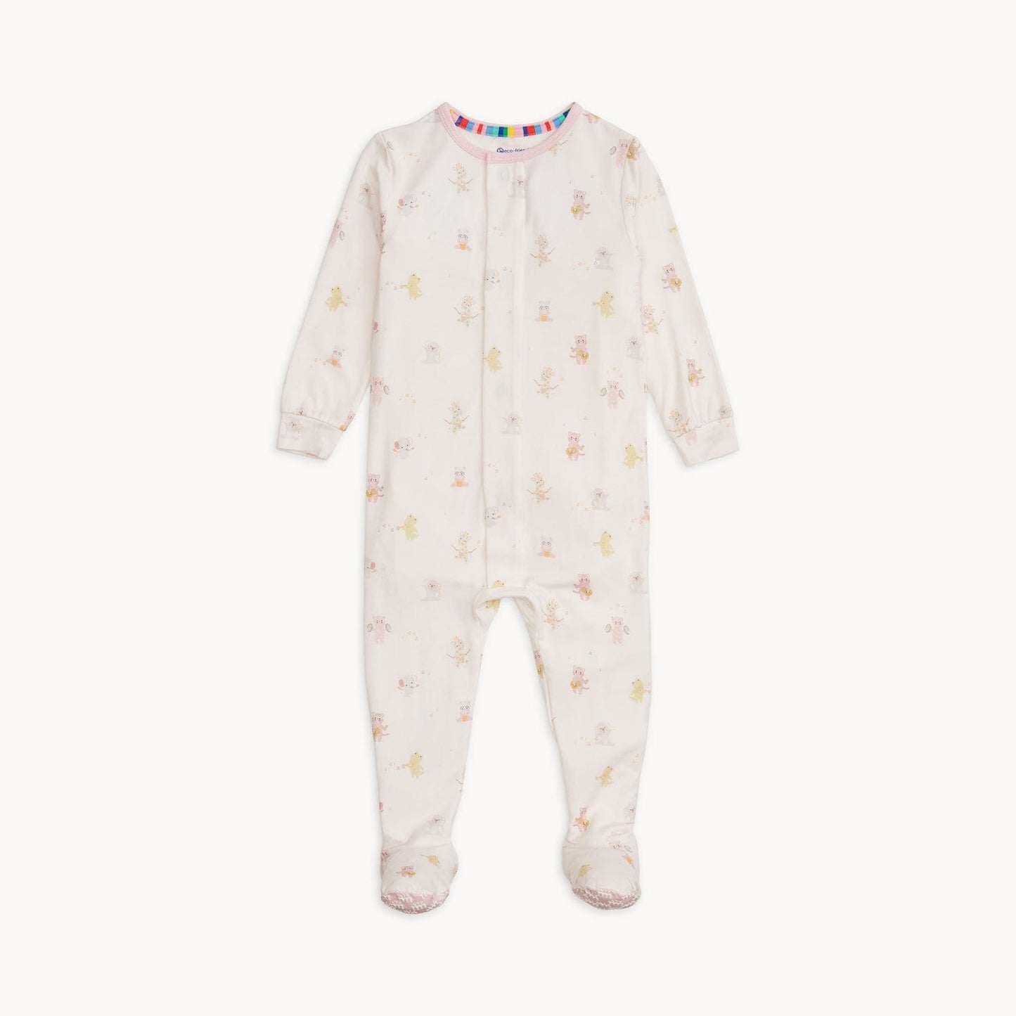 Pink Baby Beats Modal Footie Magnetic Me Lil Tulips