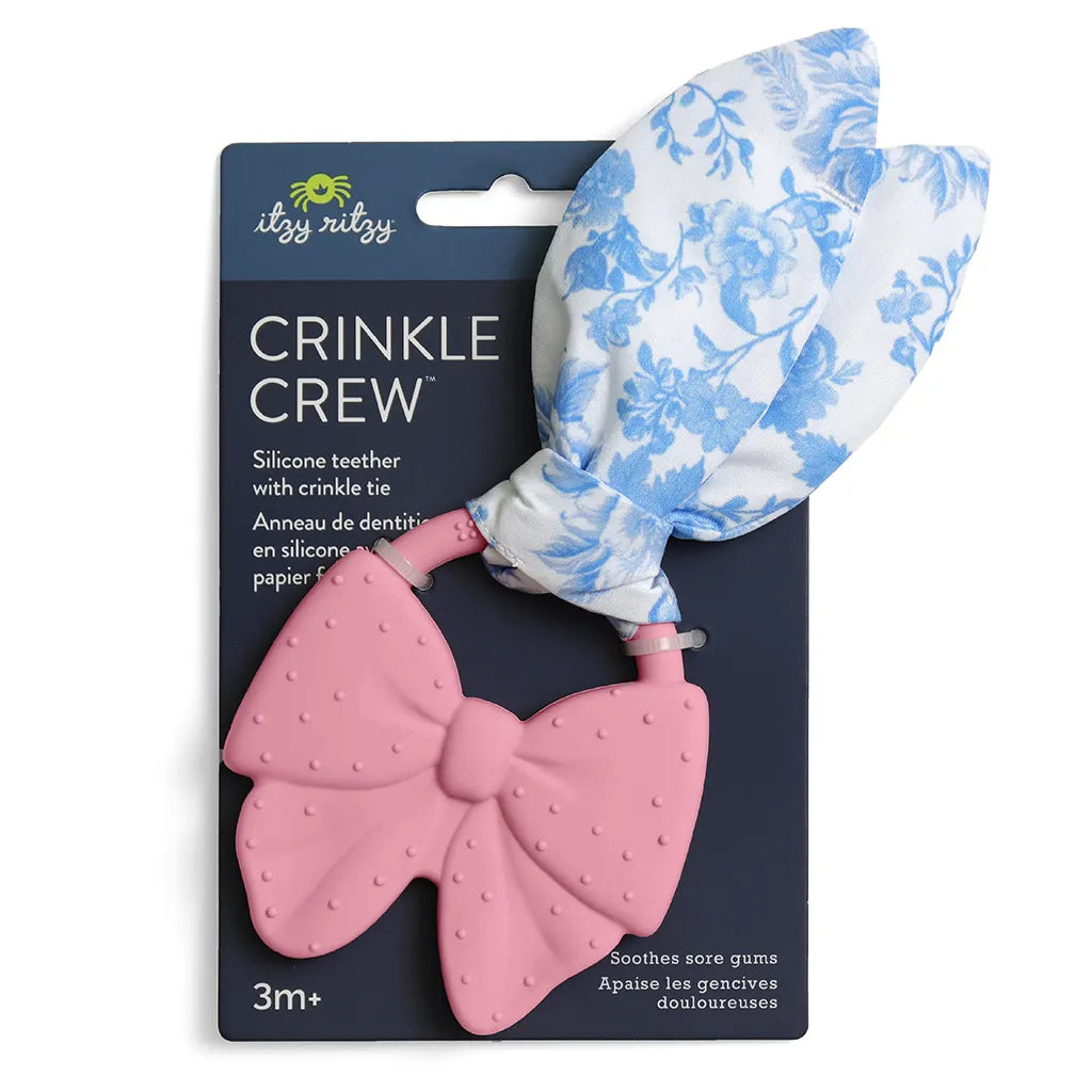 Pink Bow Crinkle Crew™ Itzy Ritzy Lil Tulips