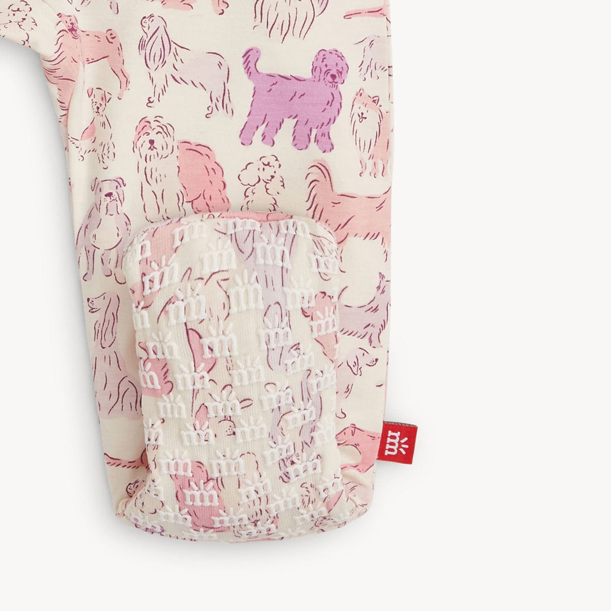 Pink It's A Paw-ty Right Fit Footie Magnetic Me Lil Tulips